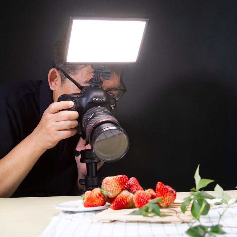 VILTROX لوحة إضاءة LED رفيعة للغاية VILTROX L116T CRI95+ قابلة للتعتيم، ضوء فيديو LED ثنائي اللون 3300K-5600K مع تحكم LCD/حامل ضوء (بدون بطارية/بدون محول تيار متردد) - Image 4